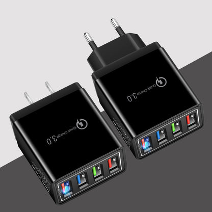 USB Charger Quick Charge 3.0 4 Phone Adapter Fast Charger