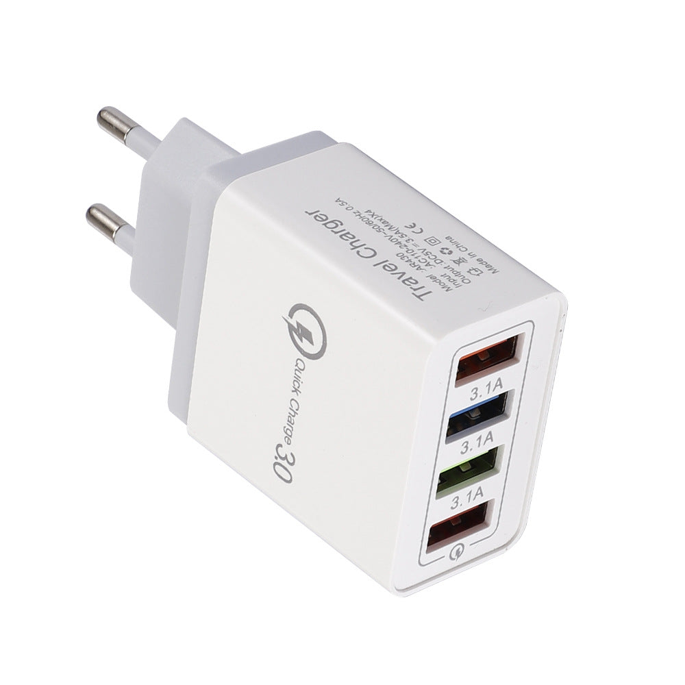 USB Charger Quick Charge 3.0 4 Phone Adapter Fast Charger