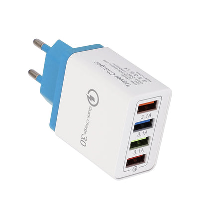 USB Charger Quick Charge 3.0 4 Phone Adapter Fast Charger