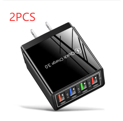 USB Charger Quick Charge 3.0 4 Phone Adapter
